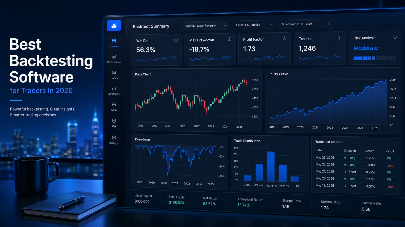 Best backtesting software for traders in 2026