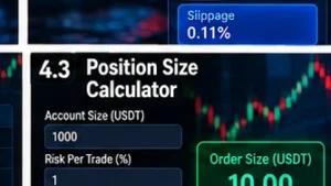 crypto trading bot slippage: why size changes the result workflow diagram