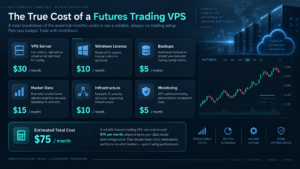 best futures trading VPS cost comparison including Windows backups data and infrastructure