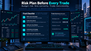 futures position size calculator workflow from account risk to stop distance and contract size