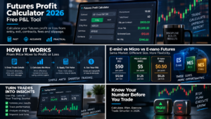 futures profit calculator results used with trading journal and performance analytics