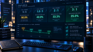 futures risk reward calculator for ES MES NQ MNQ and active futures traders 2026