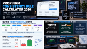 prop firm consistency rule calculator for multiple futures prop accounts and payout cycles