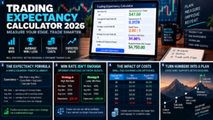 trading expectancy calculator showing commission slippage and transaction cost impact on futures