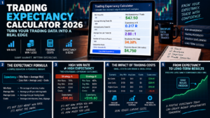 trading expectancy calculator final strategy dashboard with expectancy R payoff ratio and breakeven win rate