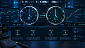 futures trading hours 2026 CME Globex schedule for ES NQ crude oil and gold