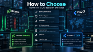Rithmic vs CQG platform compatibility for futures traders