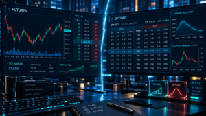 Futures margin compared with option premium and buying power