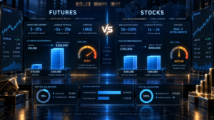 Futures vs Stocks margin leverage and capital efficiency comparison