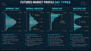 futures market profile initial balance range extension example