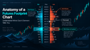 futures footprint trading workflow using structure delta imbalance and risk