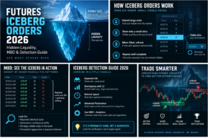 futures iceberg order absorption with hidden liquidity and price response