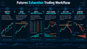 futures exhaustion trading versus absorption footprint comparison