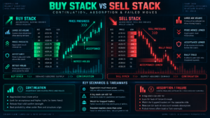 futures stacked imbalance quality score ratio location price progress and retest