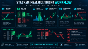 futures stacked imbalance versus order book imbalance executed volume comparison