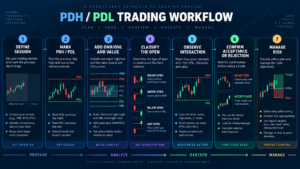 Futures Previous Day High and Low PDH PDL trading workflow breakout rejection acceptance