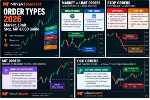 NinjaTrader Order Types execution risk slippage price control and fill probability