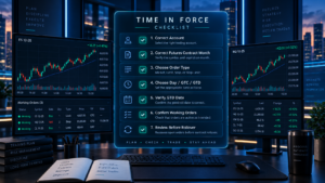 NinjaTrader Time in Force selector in Order Ticket and Chart Trader