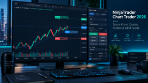 NinjaTrader Chart Trader modify cancel and manage working orders visually