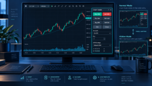 NinjaTrader Chart Trader enable setup and hidden mode