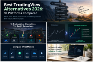 TradingView alternatives workflow comparing charting scanning backtesting order flow automation broker execution and research