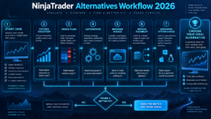 NinjaTrader alternatives workflow comparing futures execution order flow automation browser access brokers and operating systems