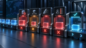 Grid bot no-orders decision tree for price range balance and exchange status