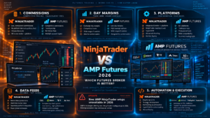 NinjaTrader vs AMP Futures 2026 futures broker comparison