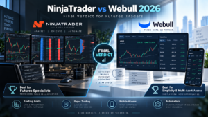 NinjaTrader vs Webull 2026 futures trading platform comparison