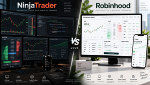 NinjaTrader vs Robinhood SuperDOM Legend ladder futures platform comparison