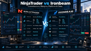 NinjaTrader vs Ironbeam 2026 futures broker comparison
