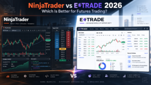 NinjaTrader vs E*TRADE commissions margins platforms and futures tools comparison