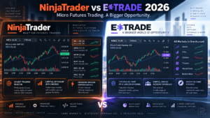 NinjaTrader vs E*TRADE Power ETRADE Pro SuperDOM market data and platform comparison