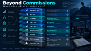 NinjaTrader Fees beyond commissions market data routing and technology costs