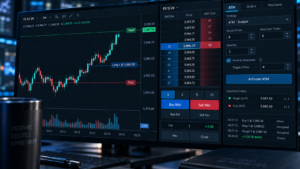  NinjaTrader ATM Strategy multiple profit targets stop loss futures