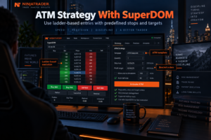 injaTrader ATM Strategy templates for reusable futures stop loss profit target and trade management settings