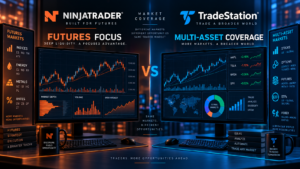 NinjaTrader and TradeStation futures and multi-asset market coverage comparison