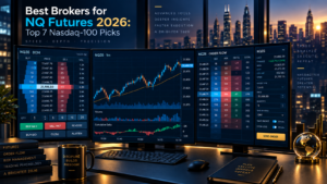 Best Brokers for NQ Futures platform DOM order flow and execution comparison