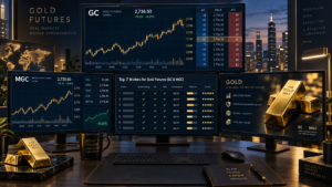 Best Brokers for Gold Futures selection guide for GC and MGC traders