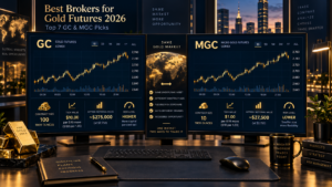 Best Brokers for Gold Futures 2026 GC and MGC comparison