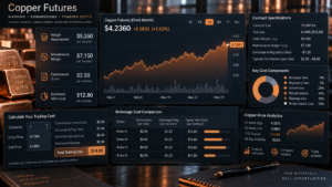 Best Brokers for Copper Futures HG versus MHG contract size and tick value