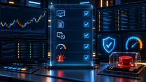 TradingView webhook to broker pre-live checklist for paper testing logs and emergency controls
