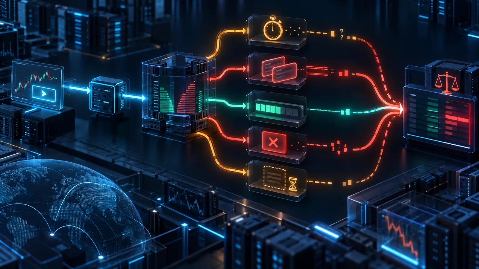 Crypto bot order execution failures with unknown status rate limits rejects and partial fills