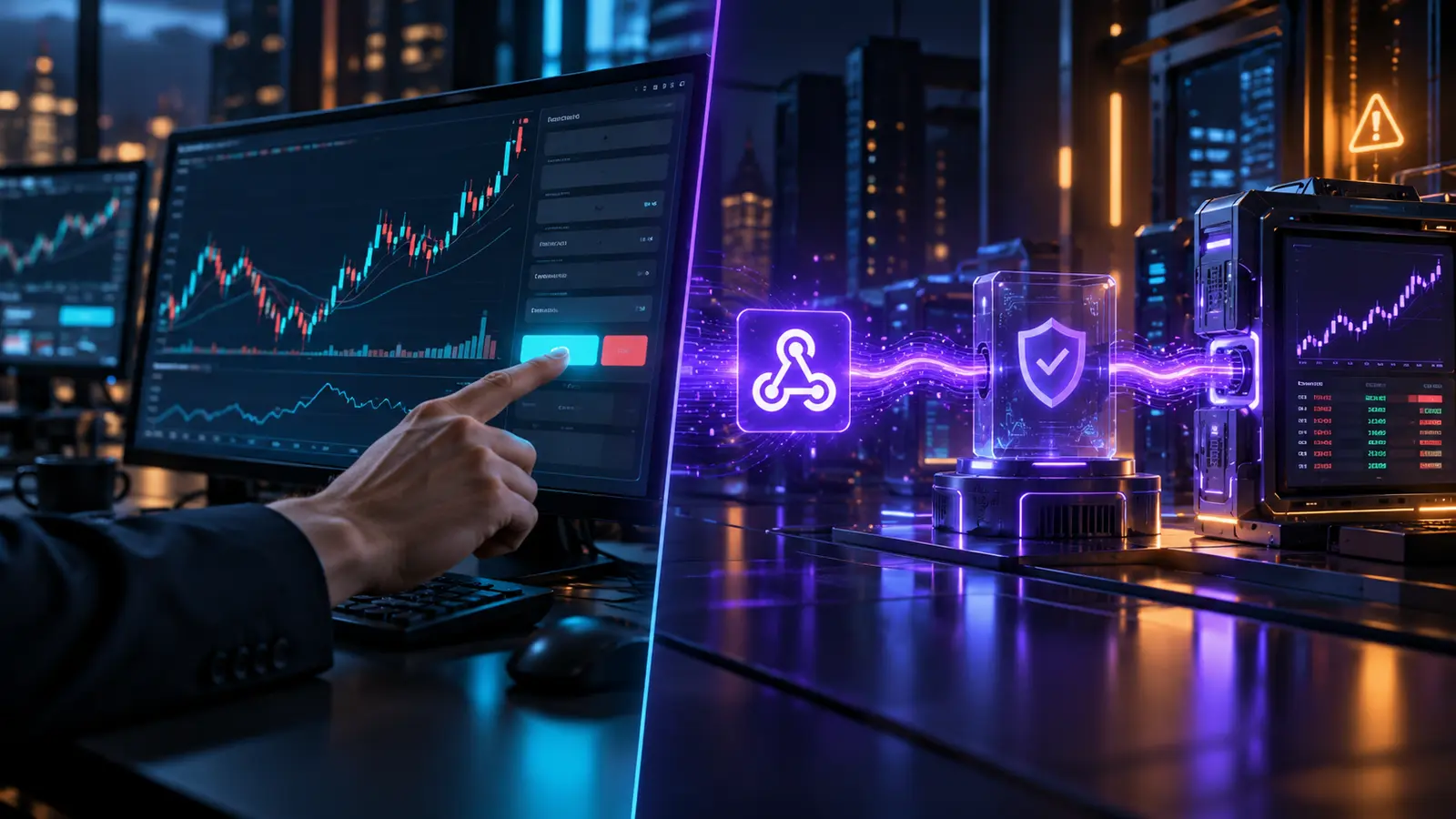 Manual TradingView chart trading compared with NinjaTrader webhook automation