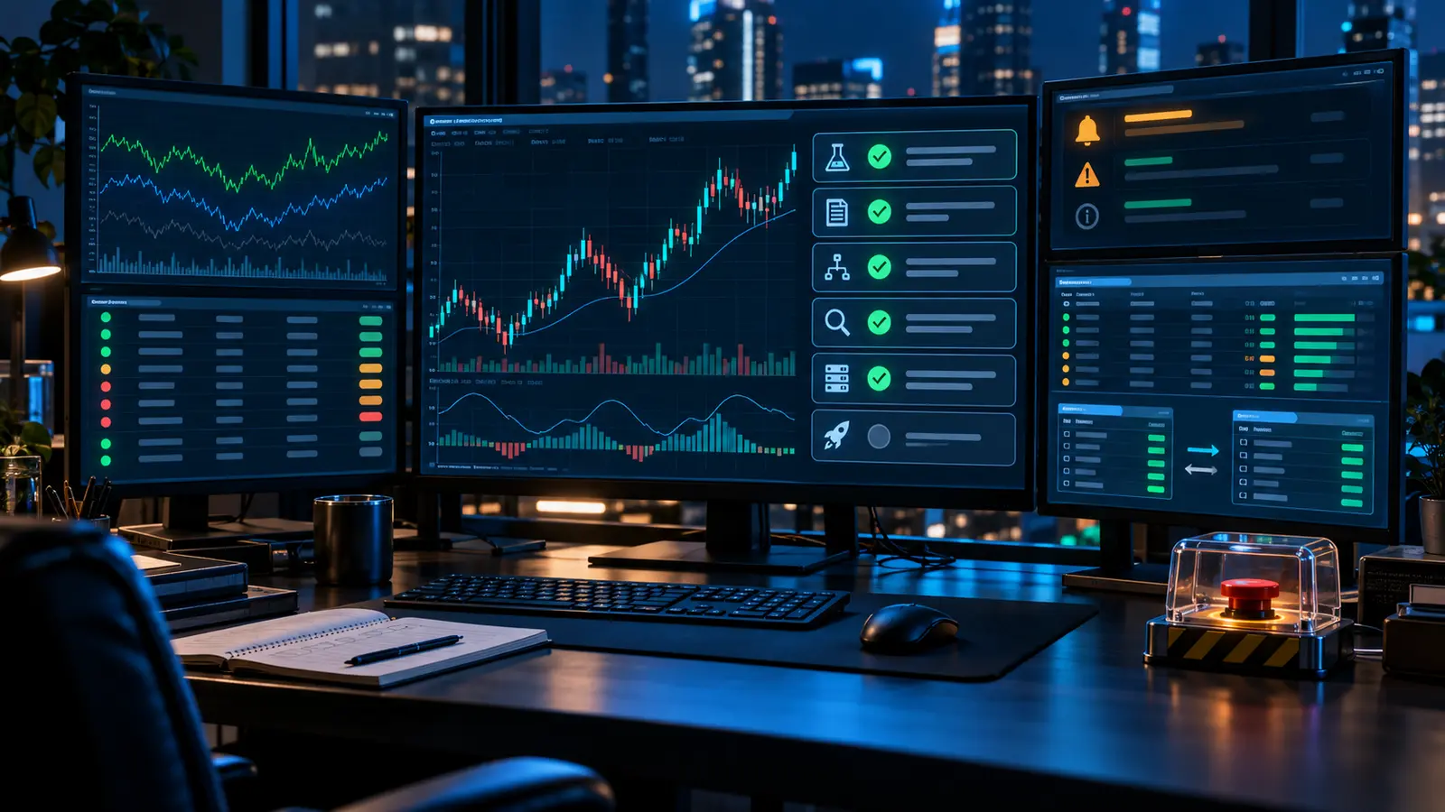 TradingView and NinjaTrader paper testing monitoring checklist