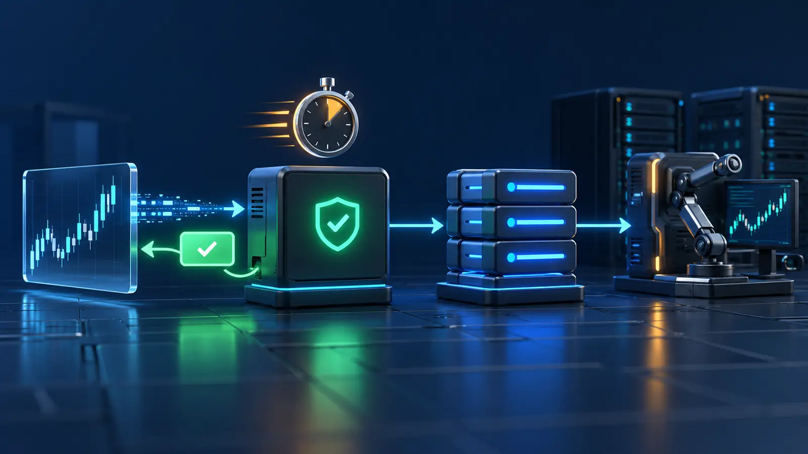Fast webhook acknowledgement queue and trading worker architecture