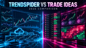 TrendSpider vs Trade Ideas 2026 comparison of chart automation and real-time stock scanning