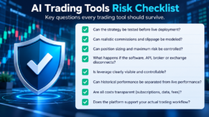 AI trading tools risk checklist for backtesting execution costs drawdown and automation controls